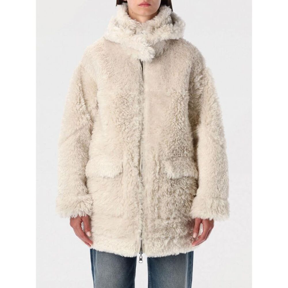 Urbancode Fur Coat Woman White